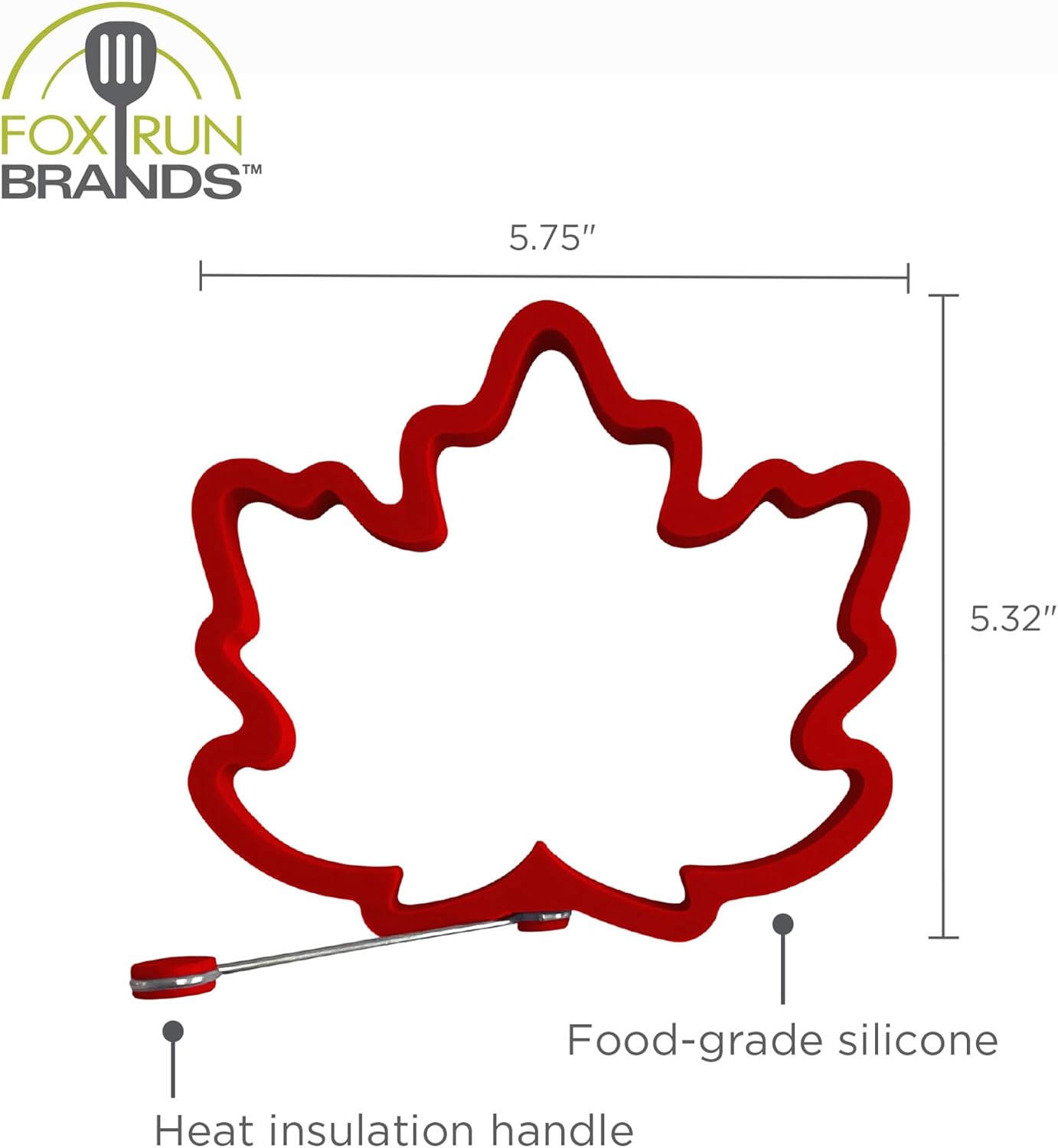 Fox Run Maple Leaf Egg Ring