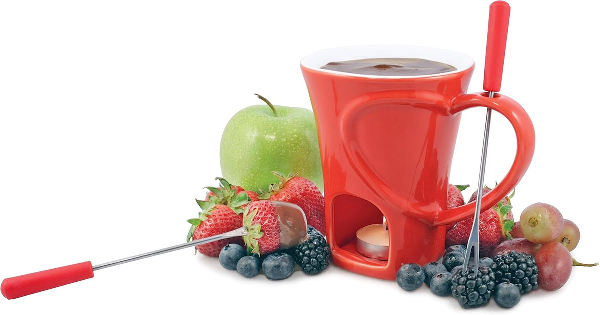 Swissmar Sweetheart Chocolate Fondue Mug Set by Kitchen Niche
