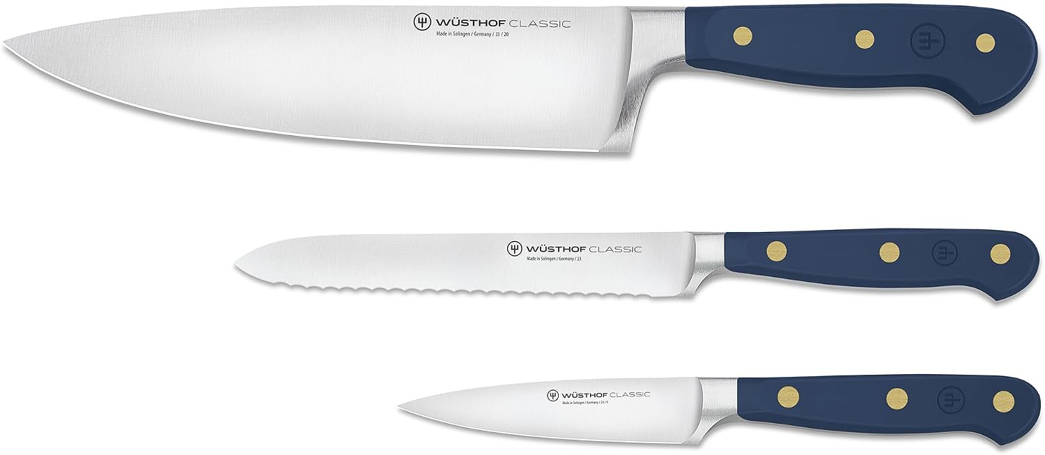 Wüsthof Classic Wild Blueberry Starter Knife Set – 3 pcs
