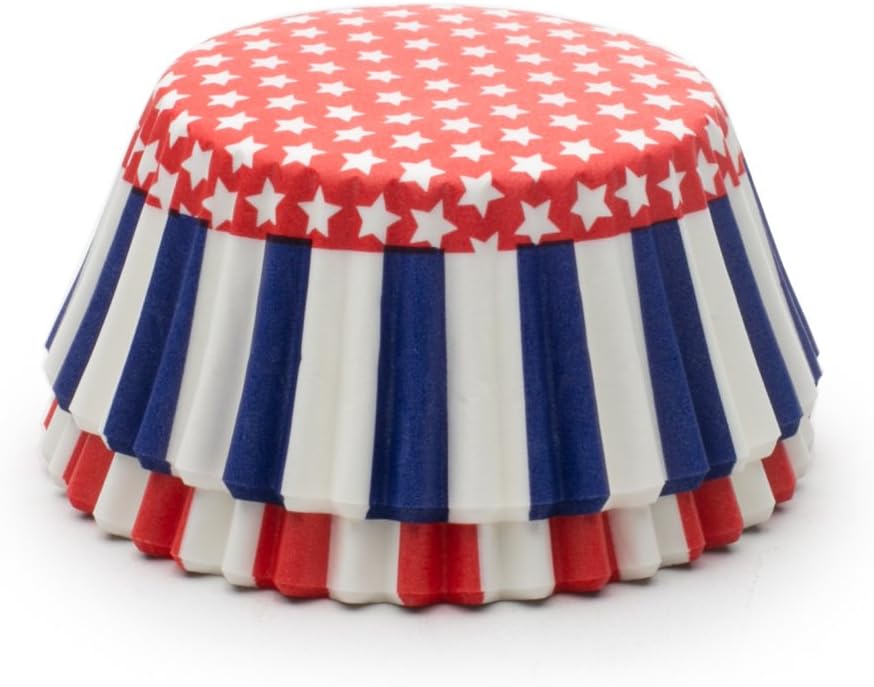 Fox Run Patriotic United States Baking Cup Set of 50