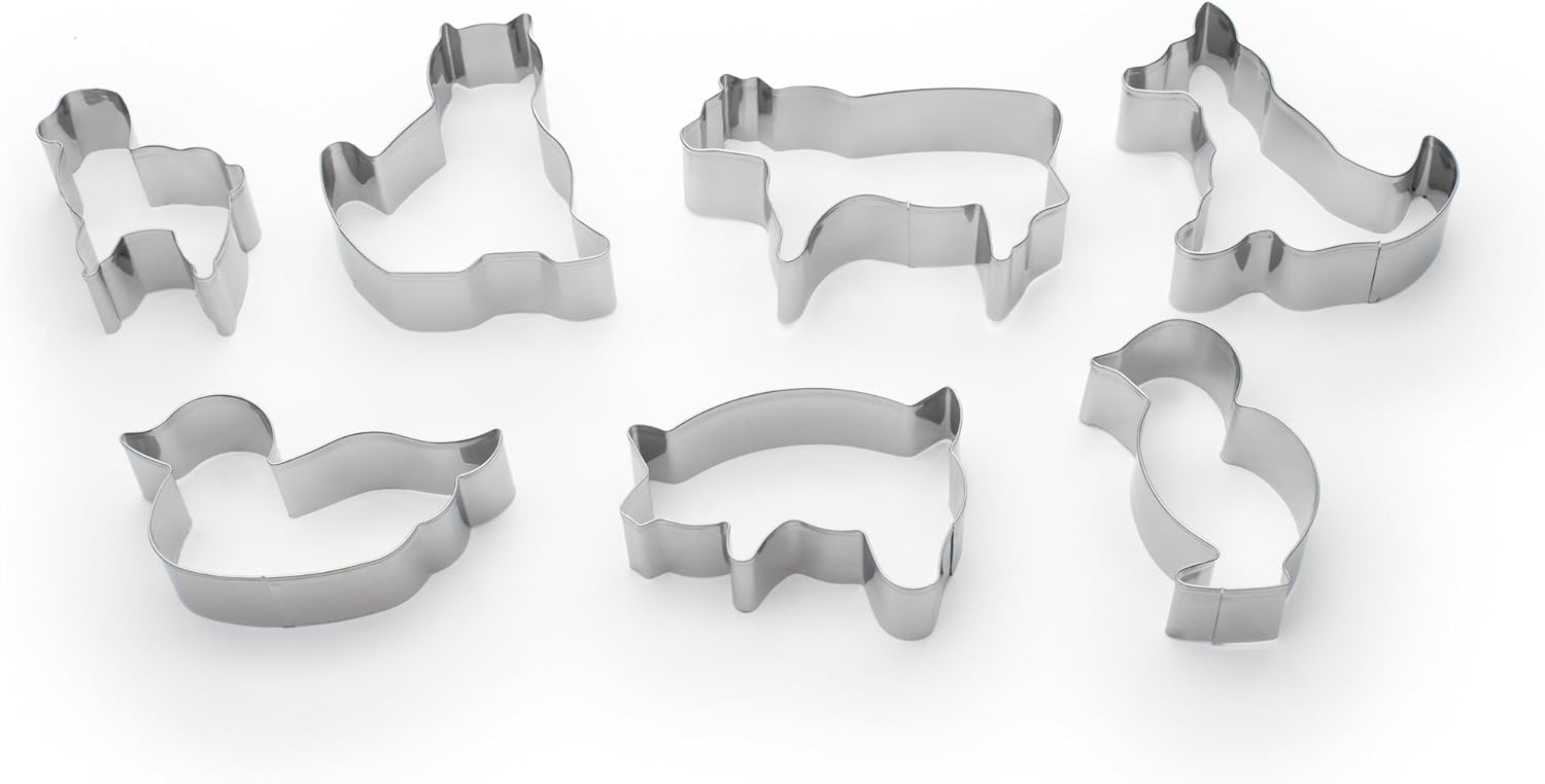 Fox Run Farm Animal Cookie Cutter Set