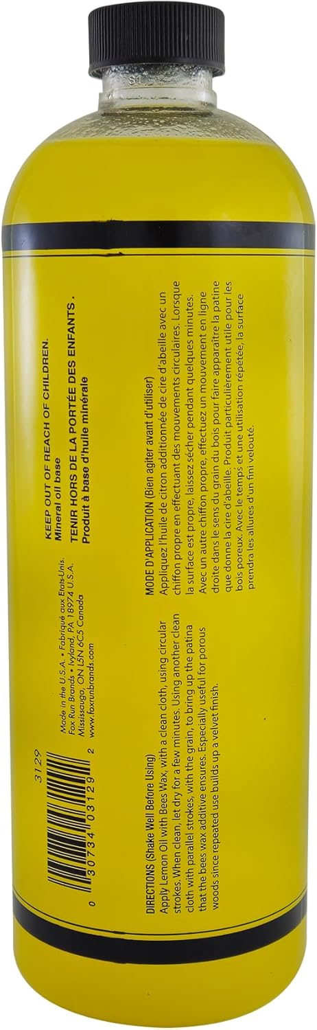 Fox Run Lemon Oil – 16 oz Bottle