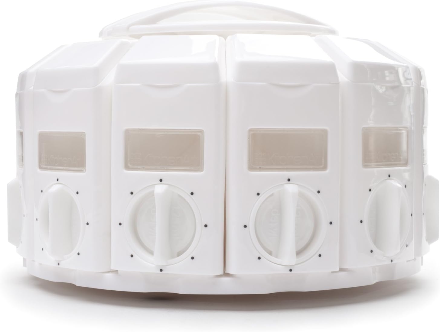 KitchenArt White Select-A-Spice Auto-Measure Spice Carousel