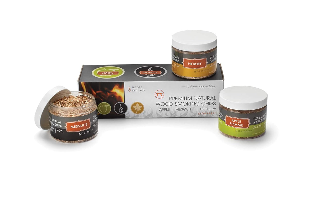 Outset Smoker Wood Chip Gift Set – 3 Pack