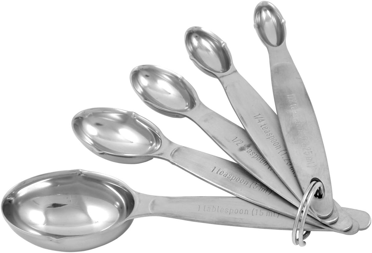 Cuisinox Stainless Steel Measuring Spoon Set – 5 Piece by Kitchen Niche