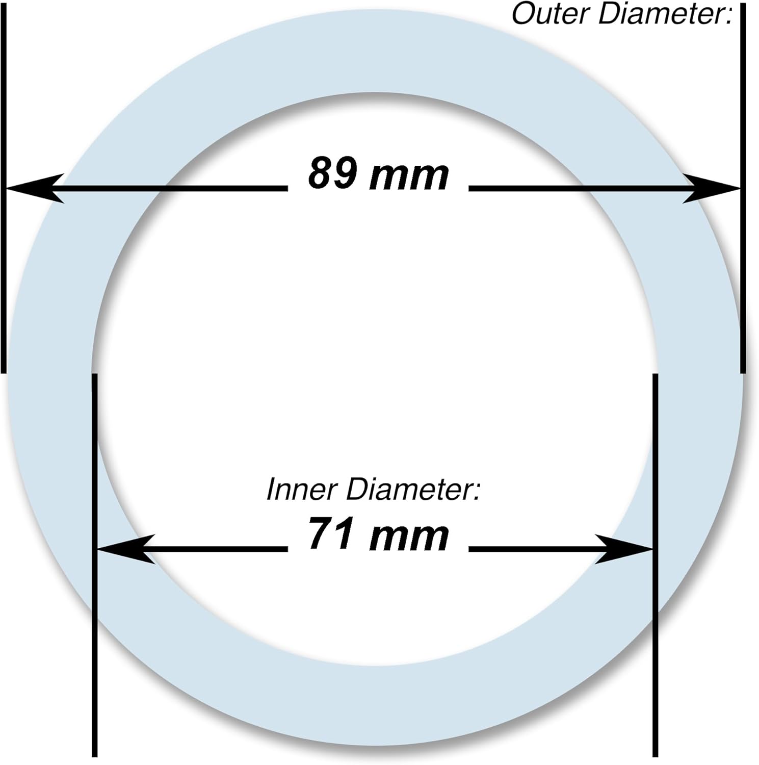 Cuisinox Silicone Gasket for 12 cup Moka/Vista/Crema Espresso Makers by Kitchen Niche