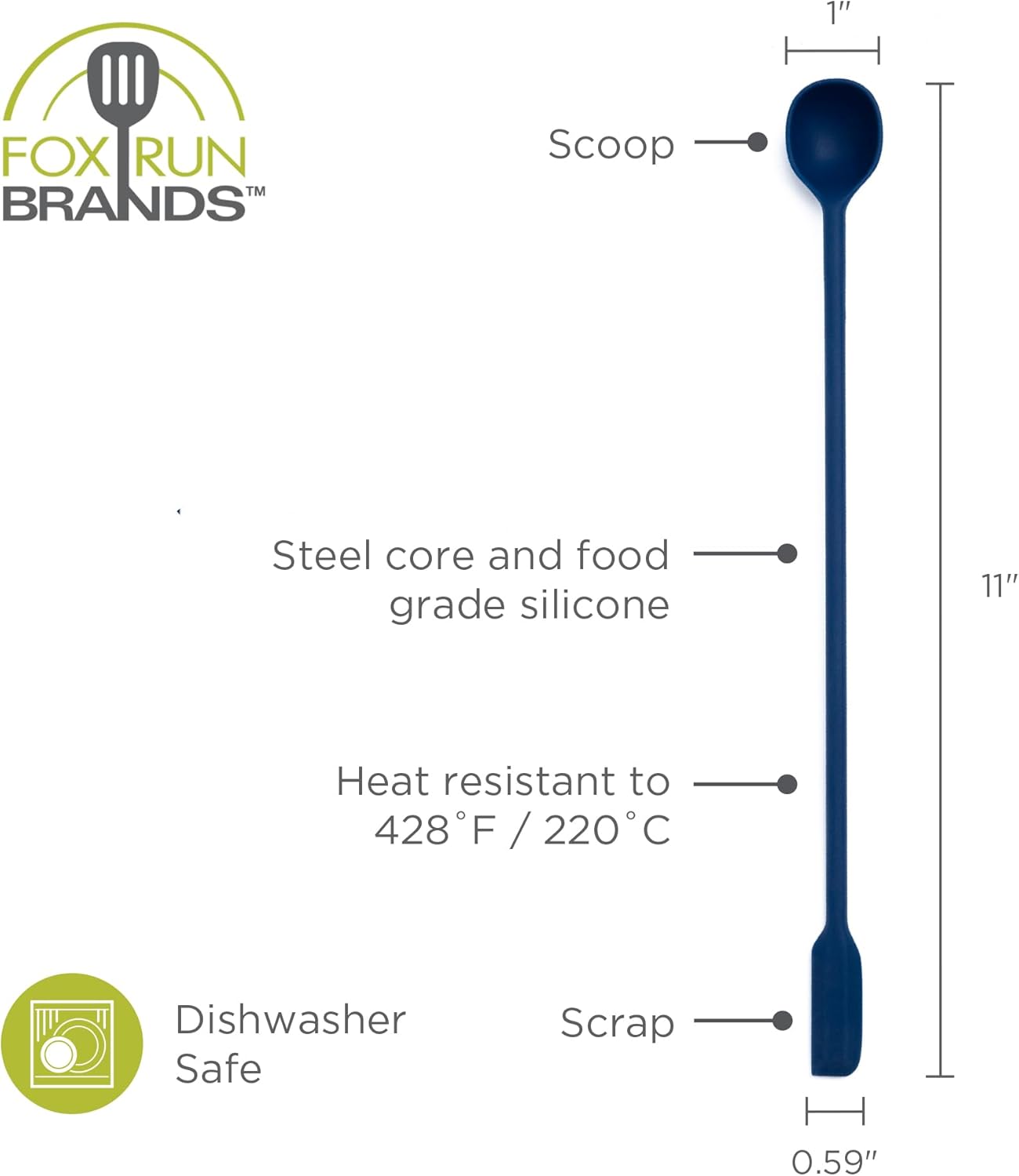 Fox Run Silicone Jar Scraper
