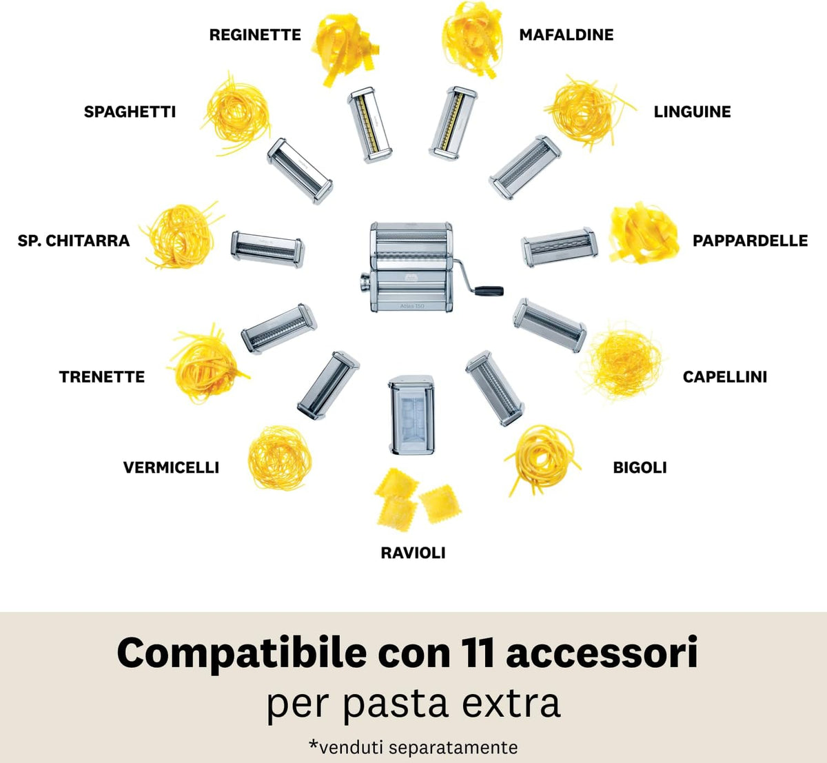Marcato Atlas 150 Slide Pasta Machine