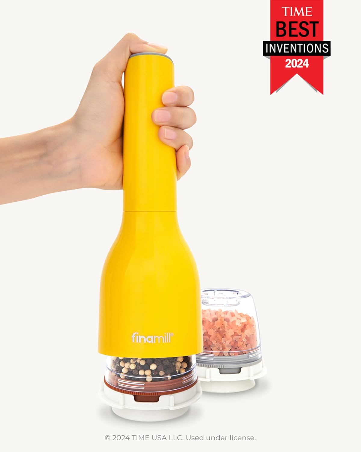 FinaMill Electric Pepper & Spice Grinder with 2 Pods – Canary