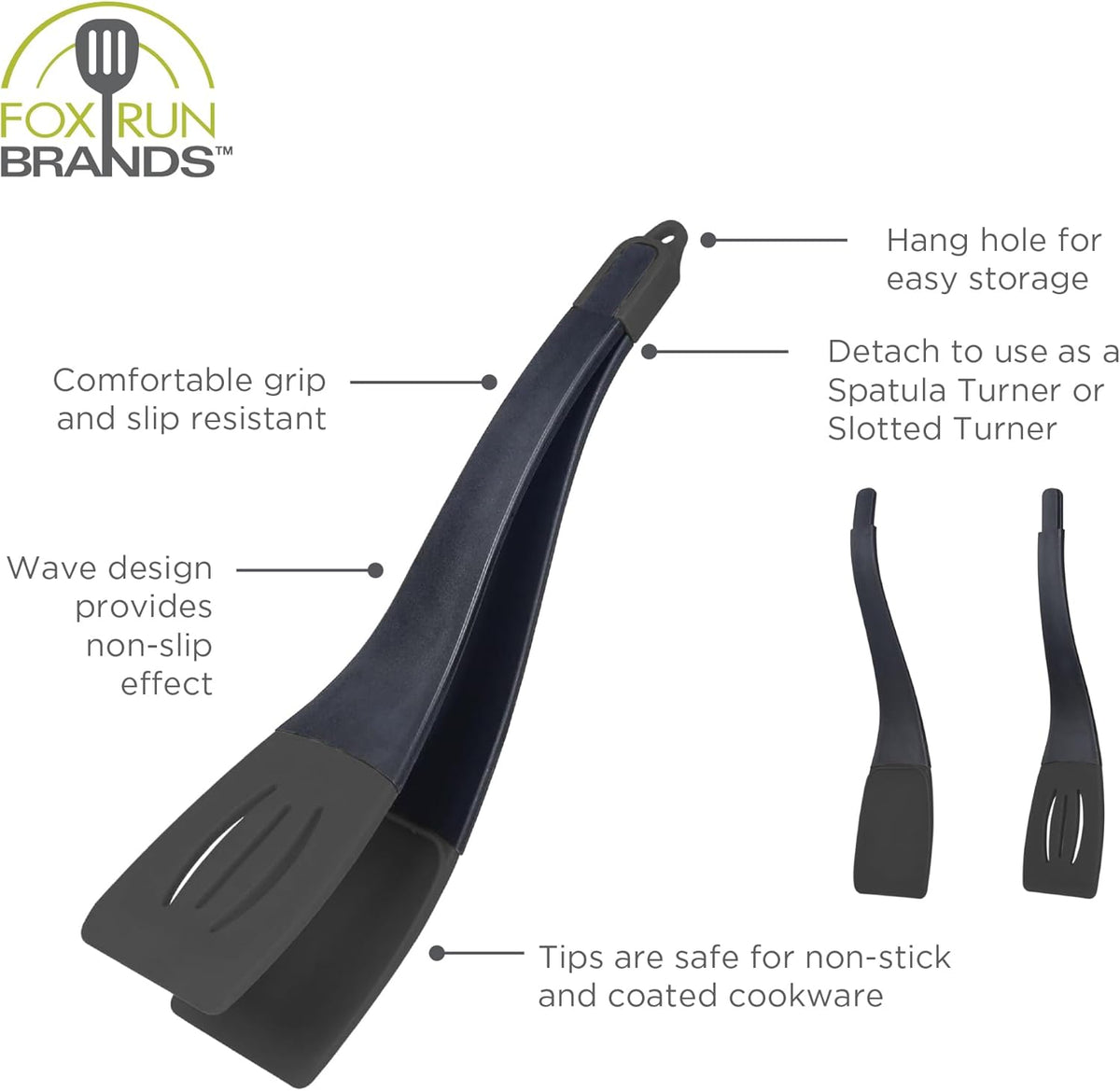 Fox Run 3-In-1 Kitchen Tongs