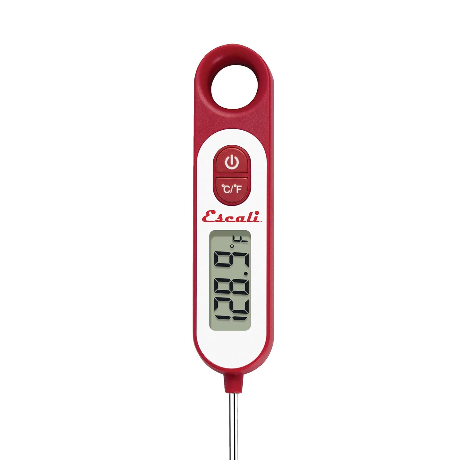Escali Digital Long Stem Thermometer – Red