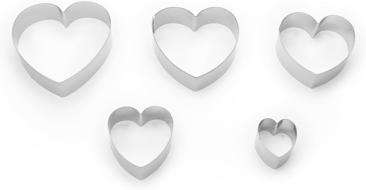 Fox Run Heart Cookie Cutter Set