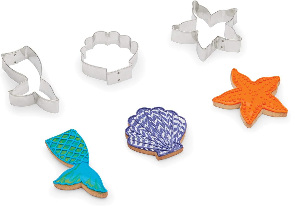 Fox Run Mermaid Cookie Cutter Set