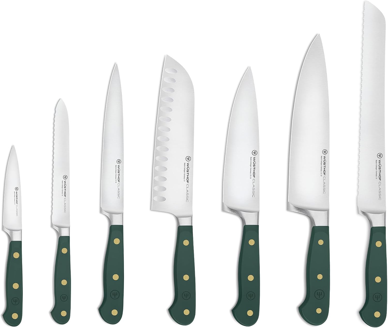 Wüsthof Classic Fresh Rosemary Designer White Knife Block Set – 8 pcs