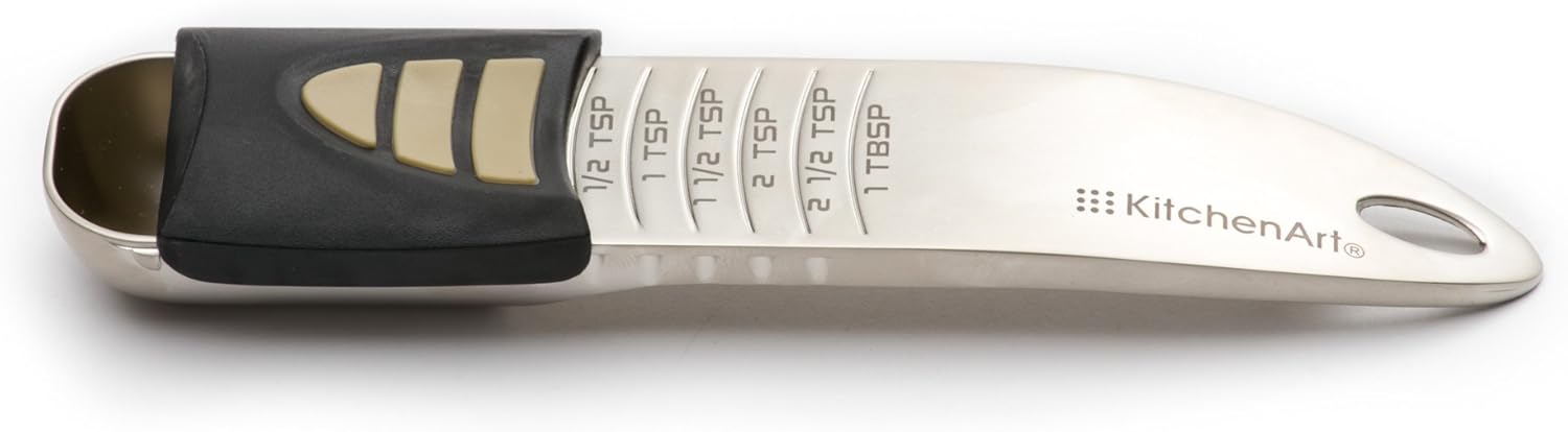 KitchenArt Pro Adjust-A-Tablespoon Satin Measuring Spoon