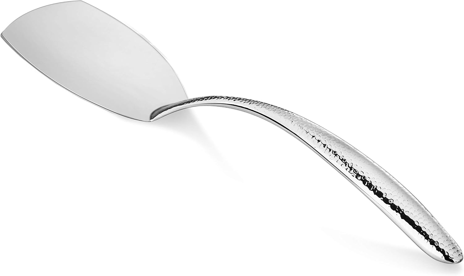 Cuisinox Stainless Steel Spatula with Hand Hammered Handle – 36cm by Kitchen Niche