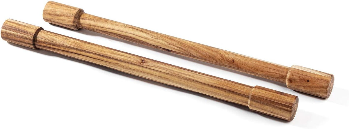 Ironwood Set of 2 Fixed Width Acacia Wood Rolling Pins