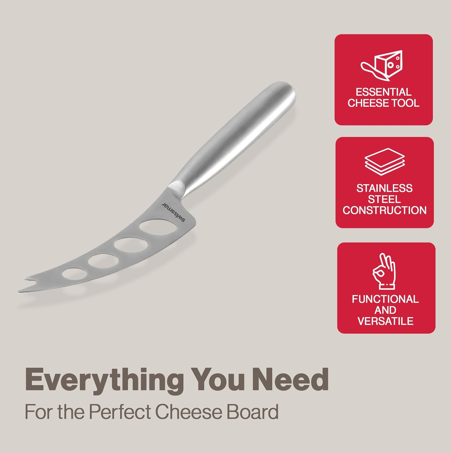 Swissmar Classic Moist Cheese Knife