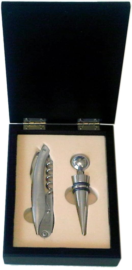 Cuisinox Corkscrew and Stopper Gift Set by Kitchen Niche