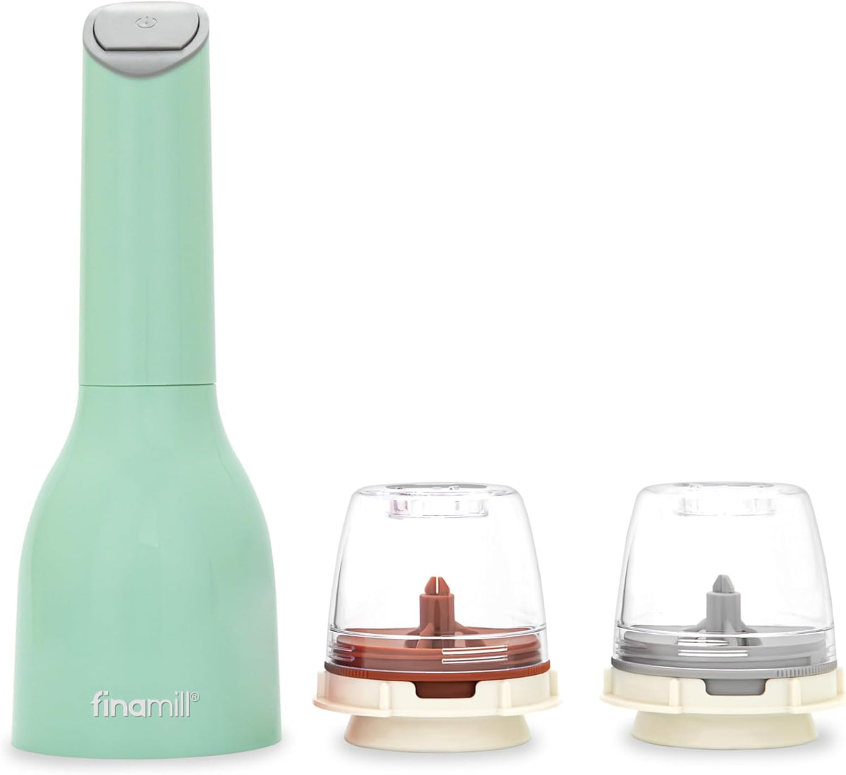 FinaMill Electric Pepper &amp; Spice Grinder with 2 Pods – Mint