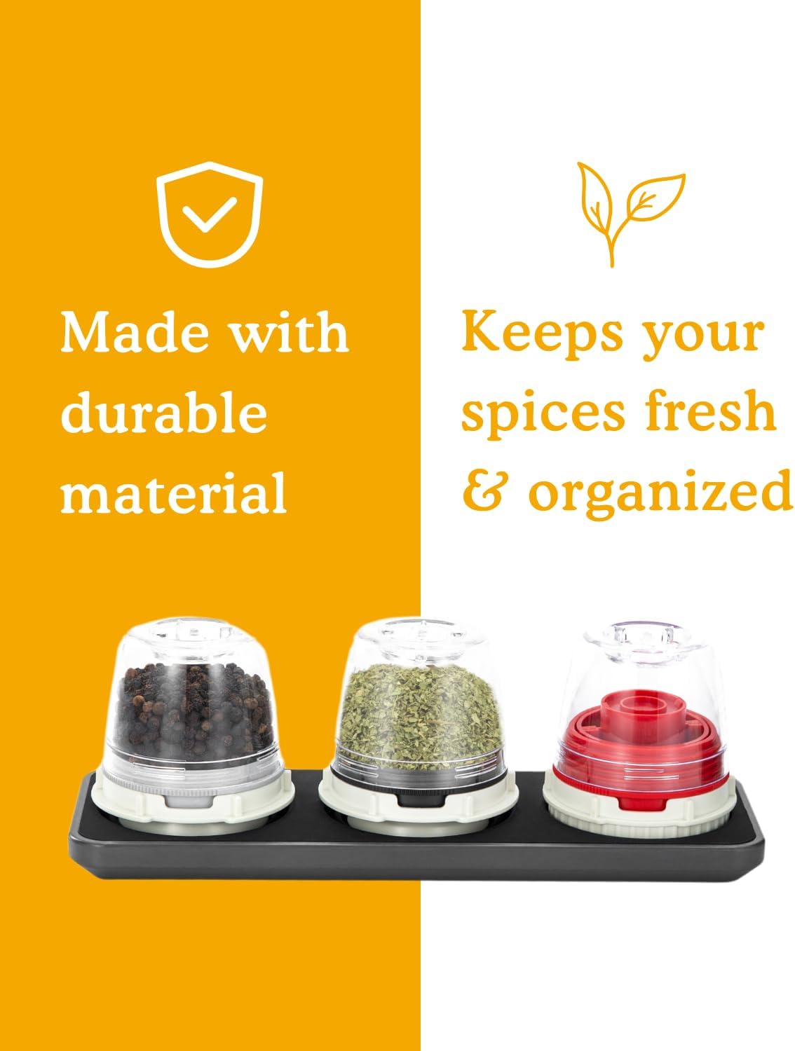 FinaMill FinaTray Trio Slate – Stackable Tray for FinaPods and FinaMill Grinder