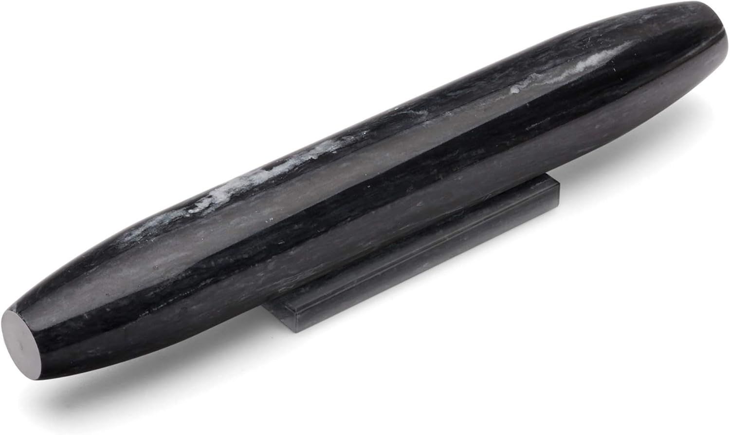 Fox Run Tapered Black Marble French Rolling Pin