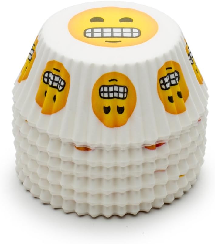 Fox Run Mixed Emoji Baking Cup Set of 300