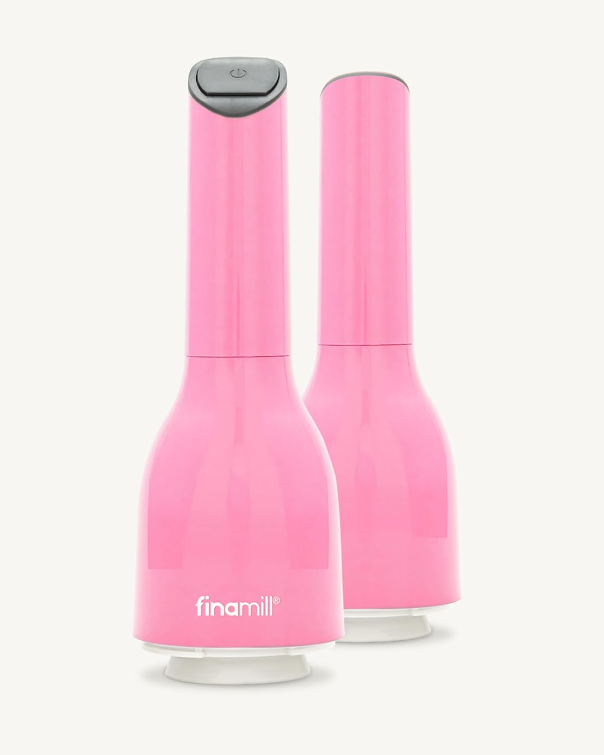 FinaMill Electric Pepper & Spice Grinder with 2 Pods – Pink