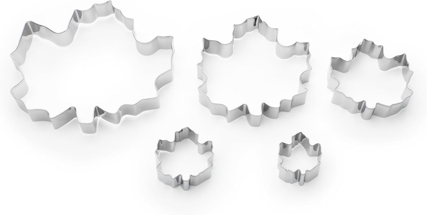 Fox Run Maple Leaf Cookie Cutter Set