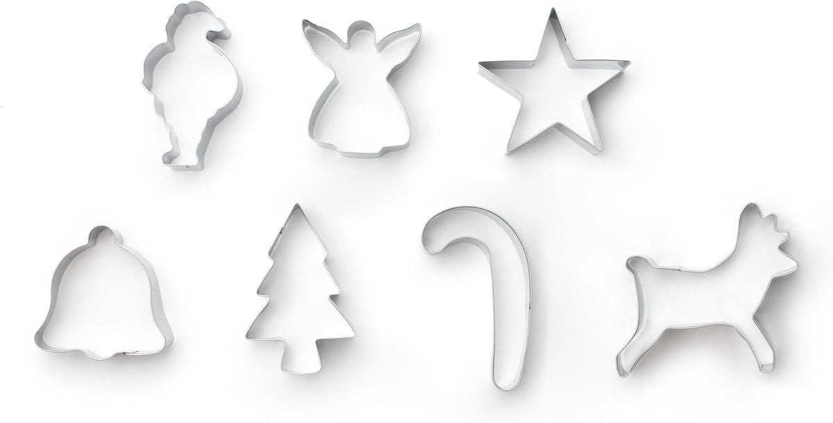 Fox Run 7 Piece Christmas Cookie Cutter Set