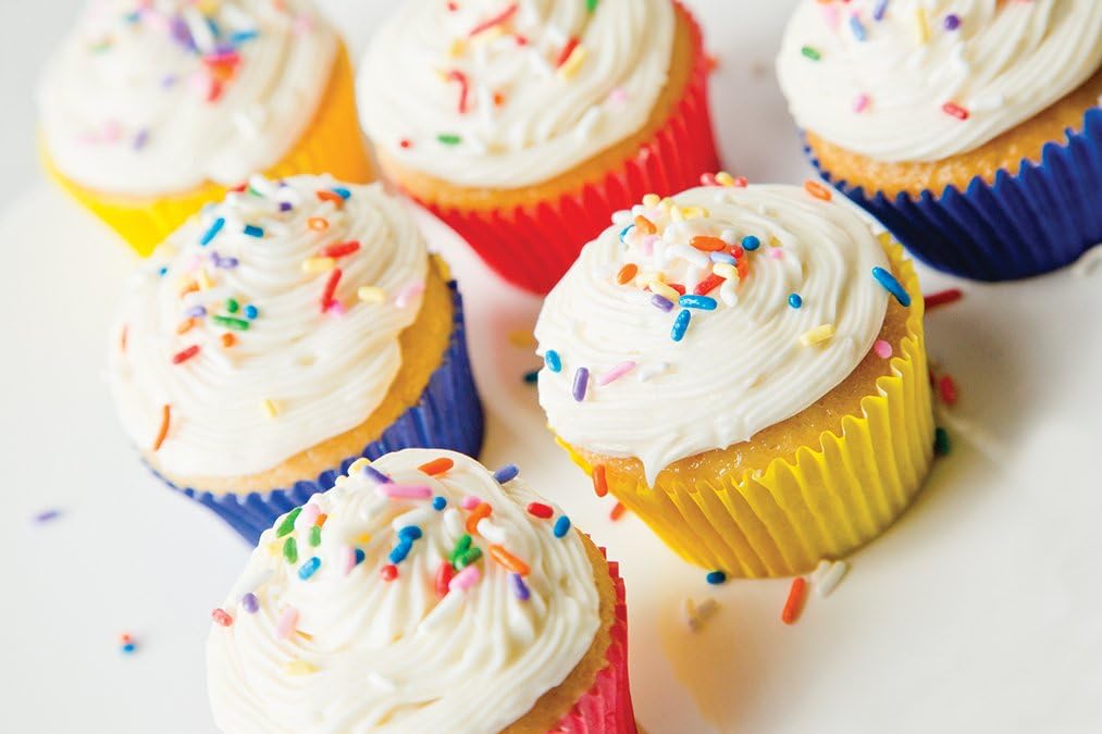 Fox Run Red-Blue-Yellow Baking Cups Set of 75