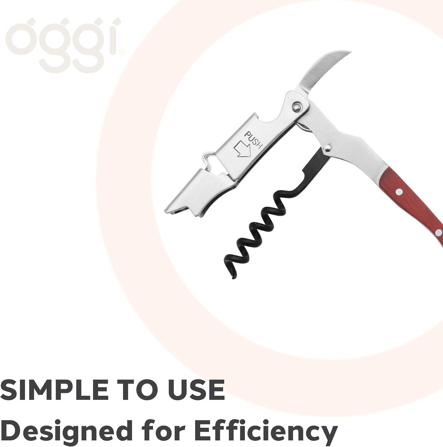 Oggi Deluxe Waiter’s Corkscrew