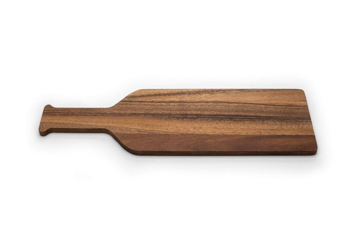 Wine Bottle Cutting Board – Acacia Wood