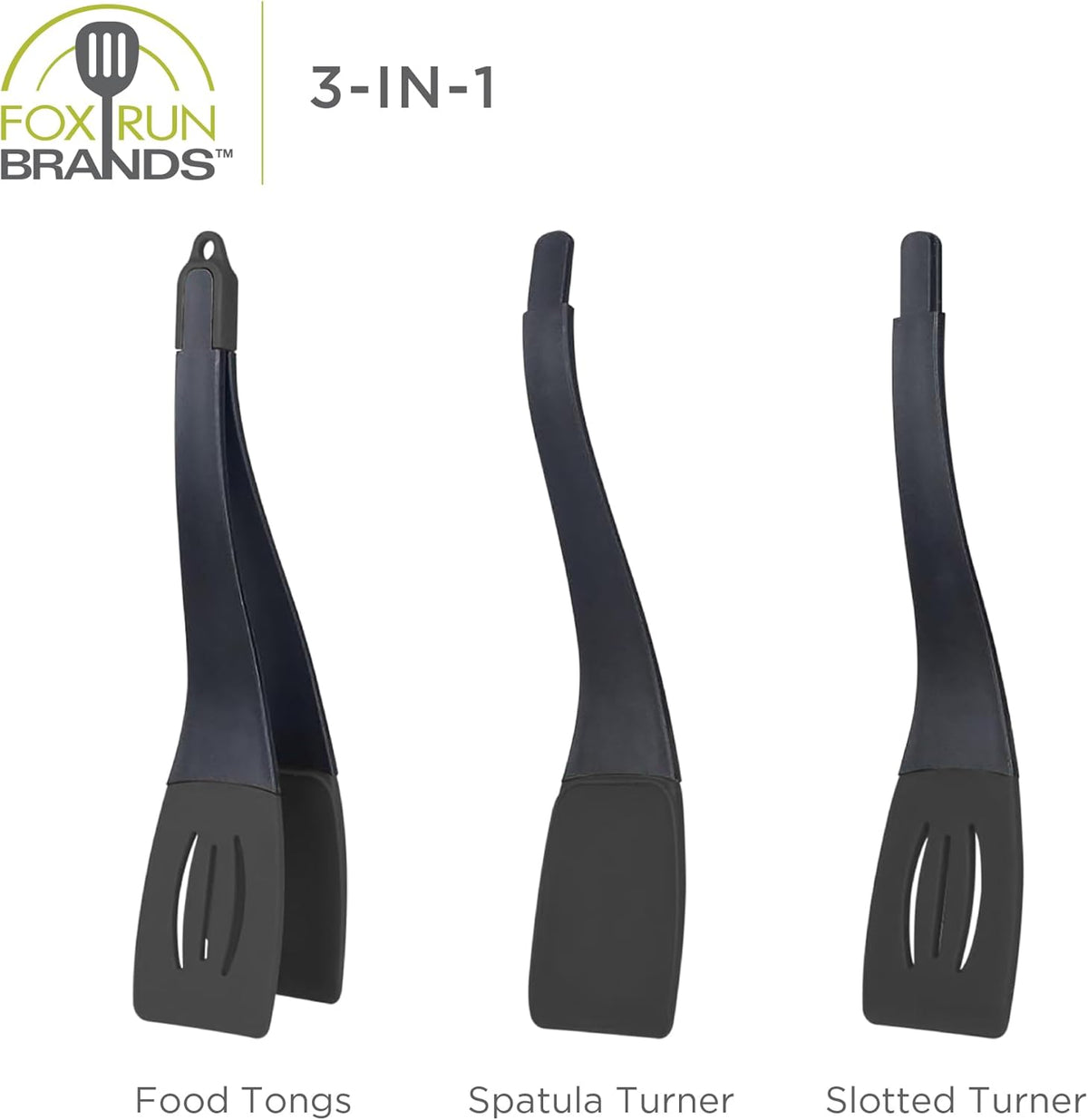 Fox Run 3-In-1 Kitchen Tongs