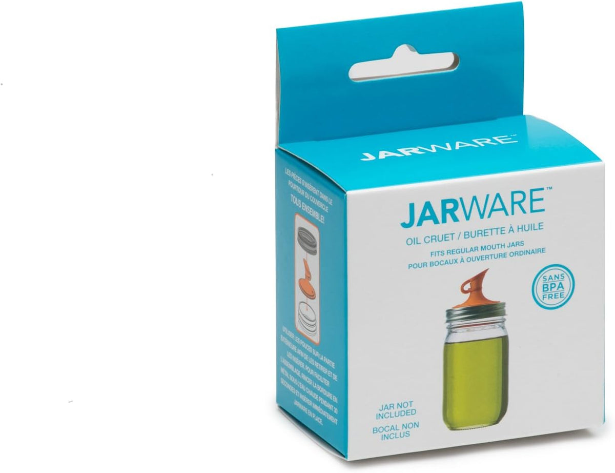 Jarware Silicone Oil Cruet Lid - Orange