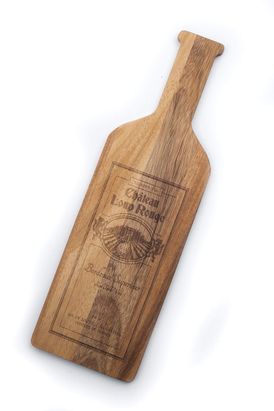 Bordeaux Wine Bottle Cutting Board – Engraved