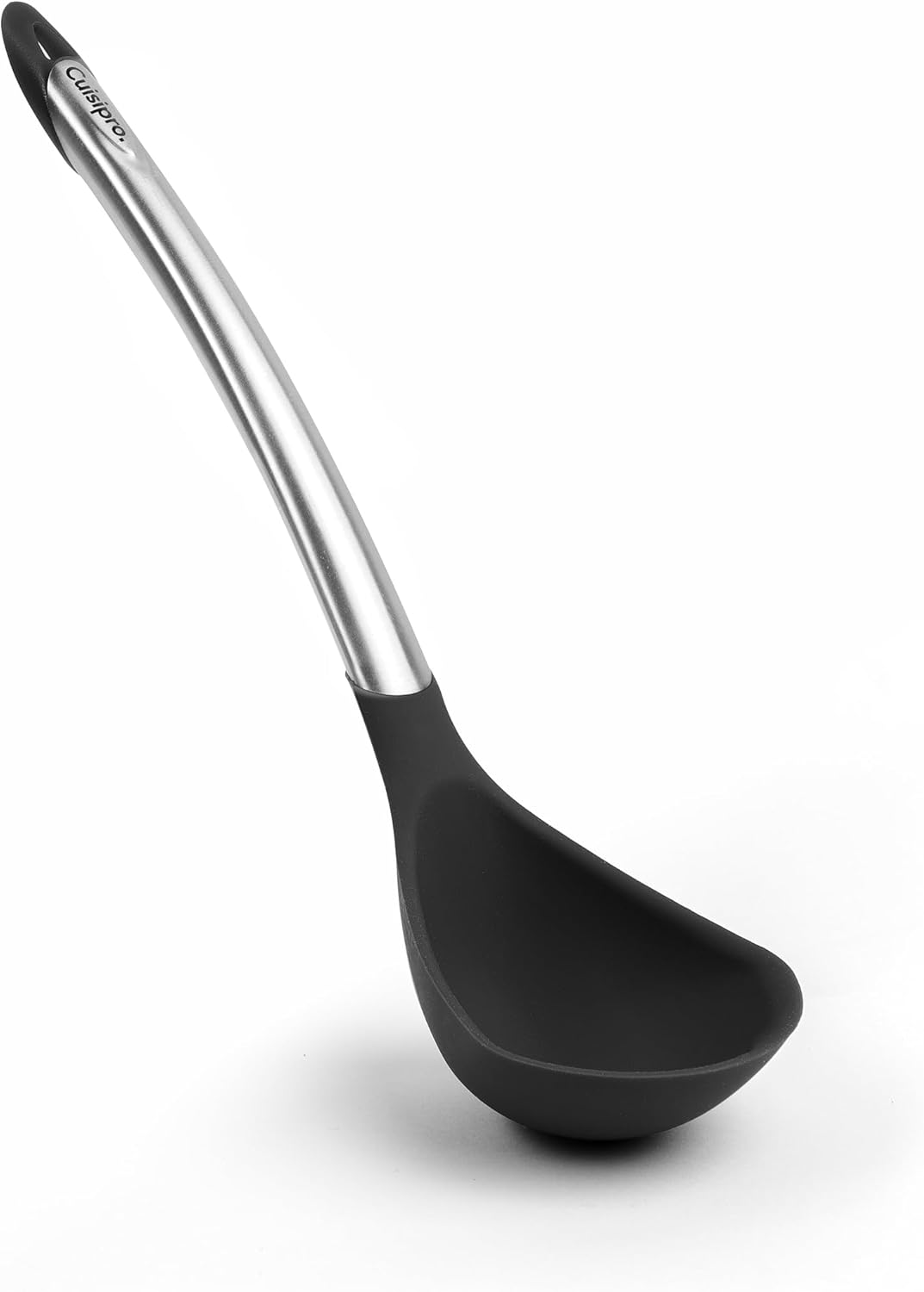 Cuisipro Silicone Ladle – 12.25" / 31 cm – Black (LFGB Silicone) Cuisipro by Kitchen Niche