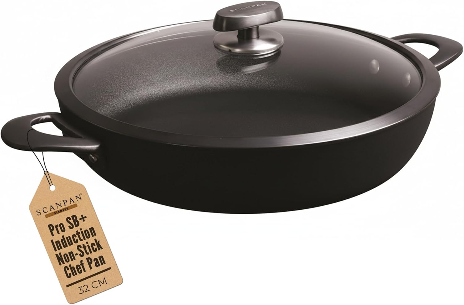 Scanpan Pro SB+ Induction Chef Pan with Lid – 32 cm / 4.0 L