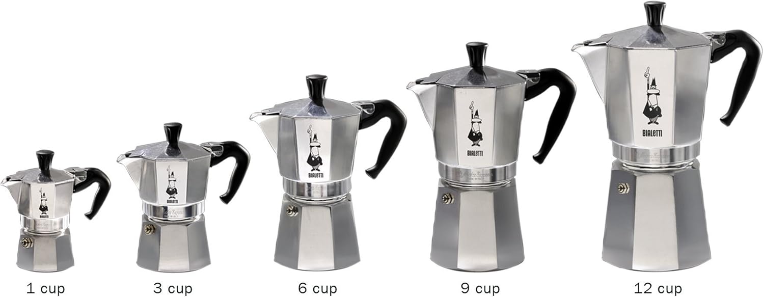 Bialetti Moka Express Stove Top Espresso Maker – 1 Cup