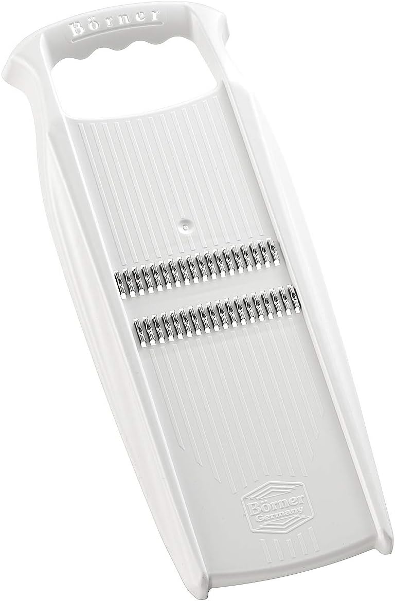 Swissmar Borner PowerLine Thin Julienne Mandoline Slicer – White by Kitchen Niche