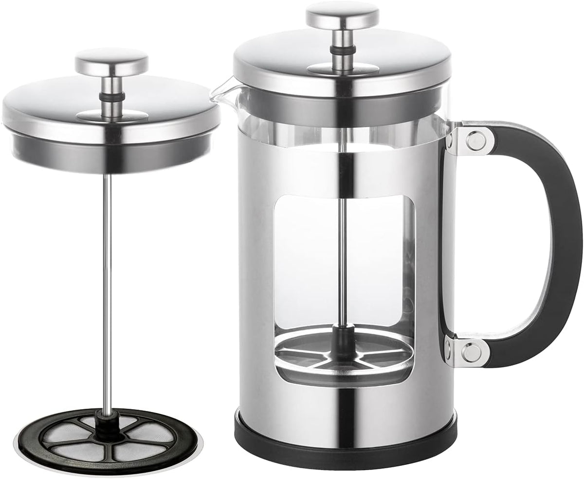 Cuisinox Double Walled Glass Coffee Press with Silicone Screen – 1L by Kitchen Niche