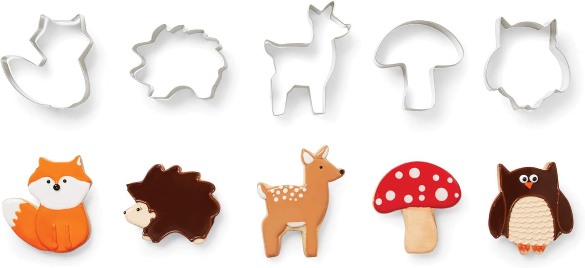 Fox Run Woodland Animal Cookie Cutter Set