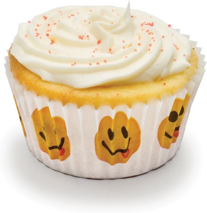 Fox Run Mixed Emoji Baking Cup Set of 300