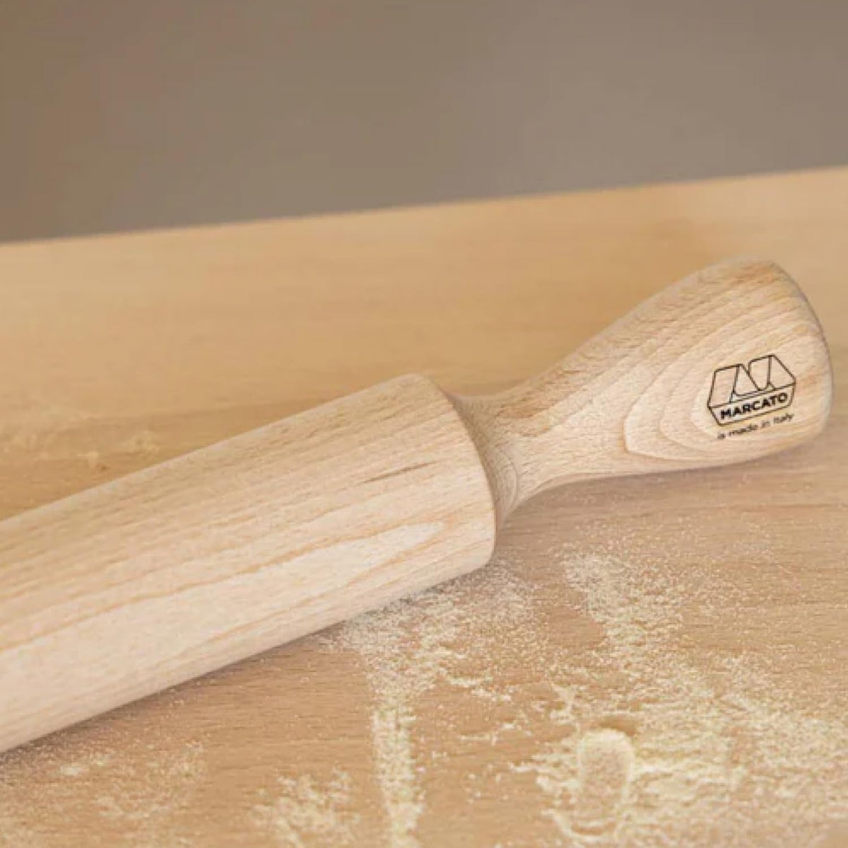 Marcato Premium Classic Wooden Rolling Pin – 70 cm / 27.56"