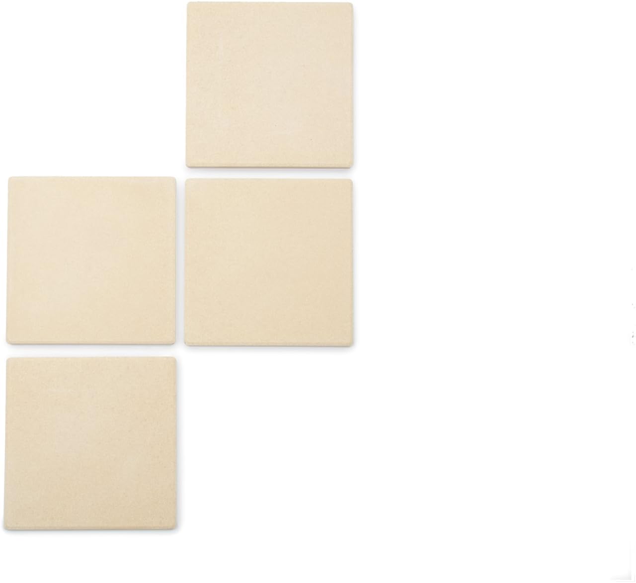 Outset Pizza Grill Stone Tiles – Set of 4 (7.5")