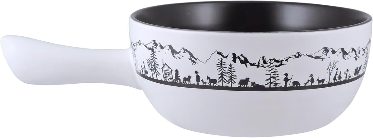 Swissmar Heidi Ceramic Cheese Fondue Set by Kitchen Niche