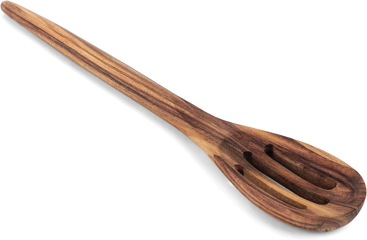 Ironwood Acacia Wood Slotted Spoon