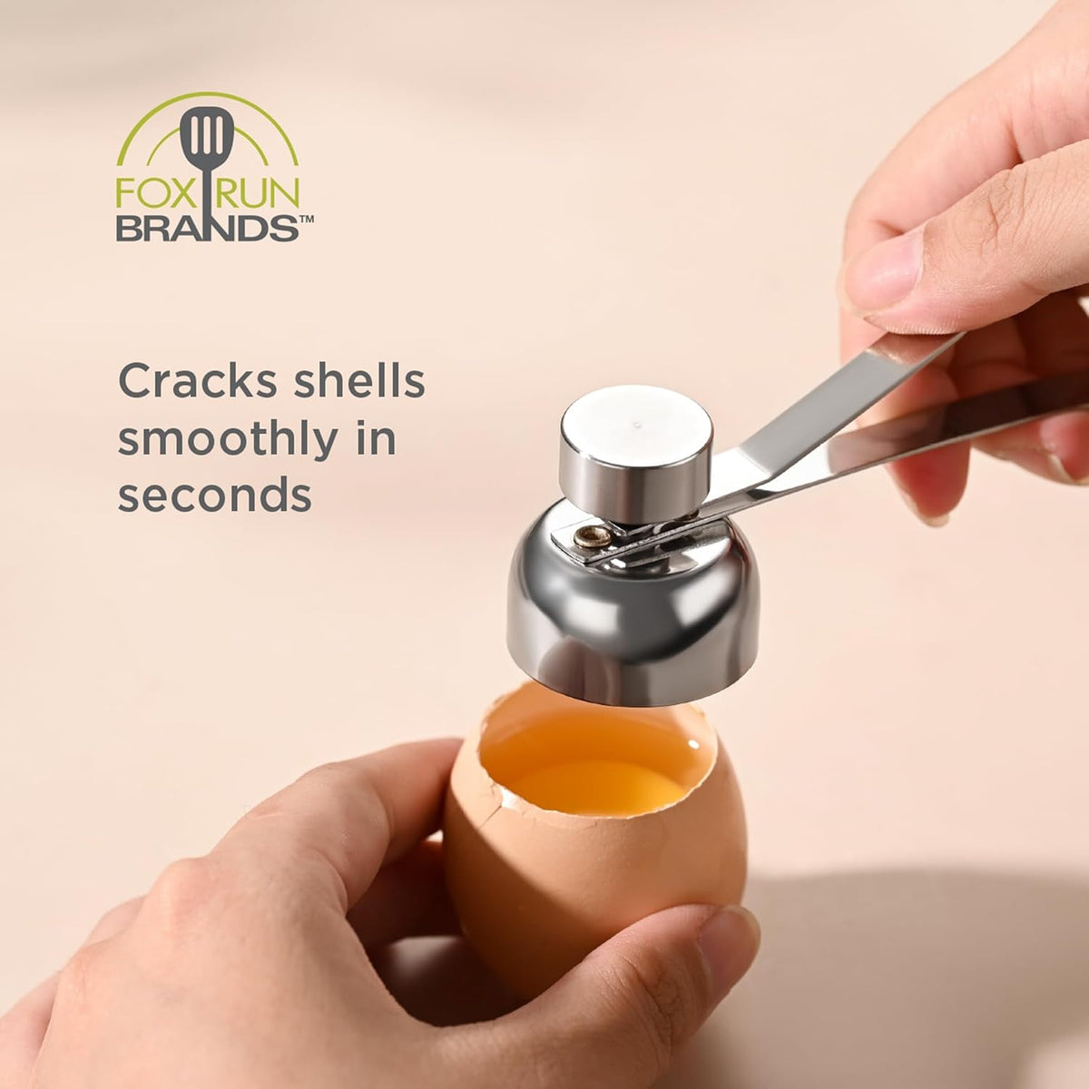 Fox Run Stainless Steel Egg Cracker