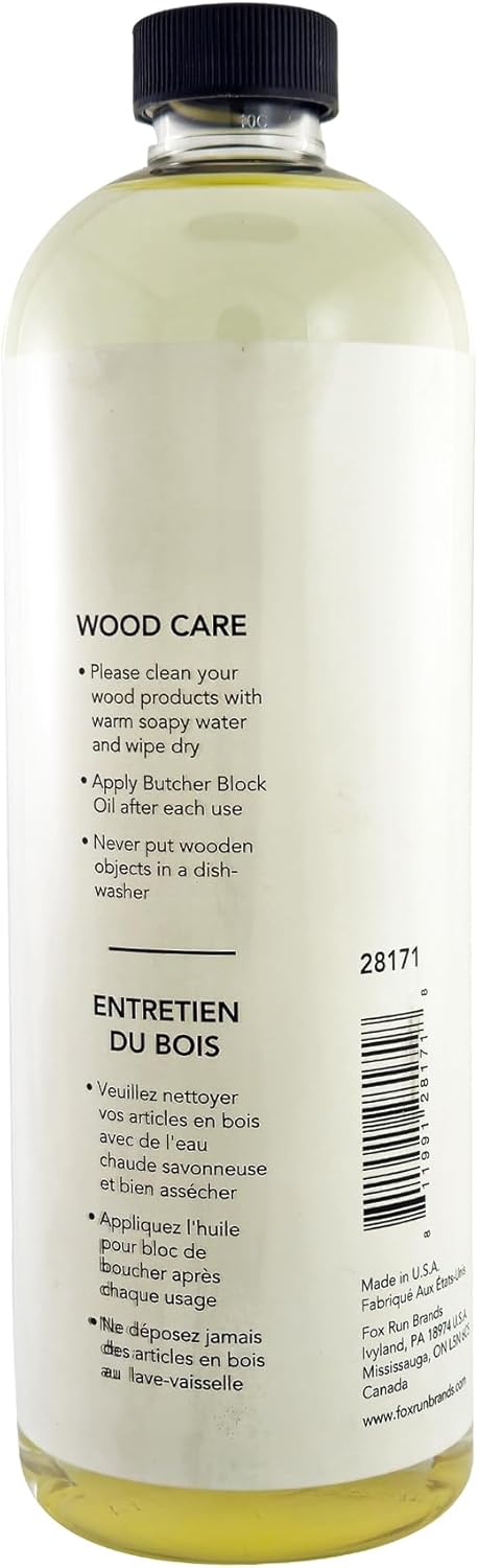 Ironwood Gourmet Butcher Block Oil 16 oz Food Safe Wood Conditioner