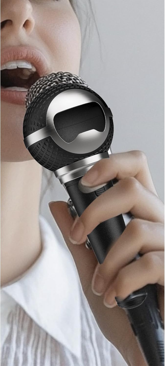 Pundit Pop Star Microphone Bottle Opener